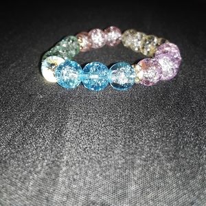 Children (female) bracelet with gold diam